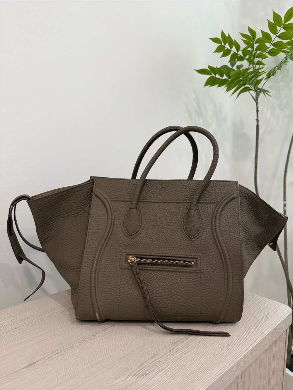 Celine Leather Phantom Bag Large
